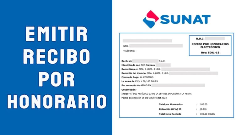 Emitir Recibo por Honorario