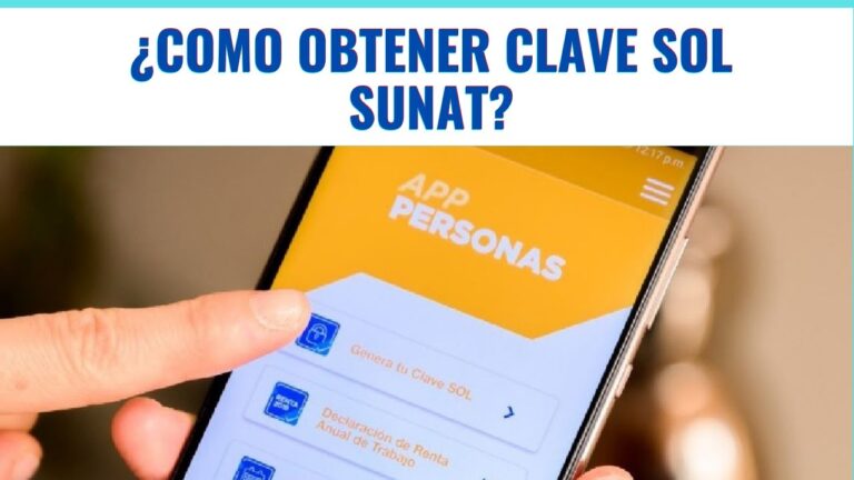 Obtener Clave SOL por Internet