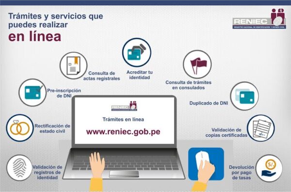 RENIEC Consultar el Estado de tu Trámite