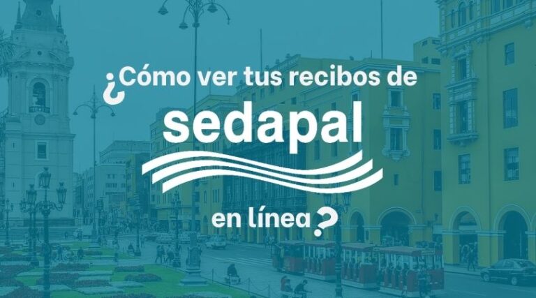 Sedapal Métodos de Pago Disponibles