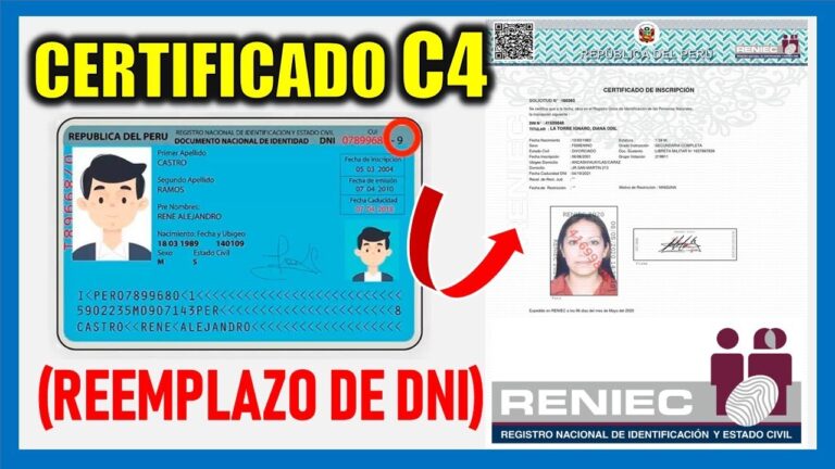 Solicitar el Certificado de Inscripción C4
