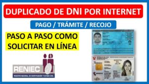 duplicado dni en linea