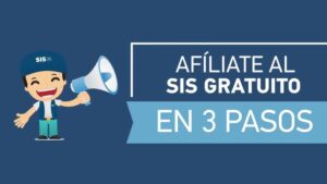 Cómo Afiliarte al SIS Gratuito