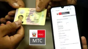 licencia de conducir mtc