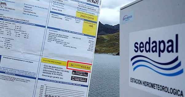 sedapal recibos anteriores